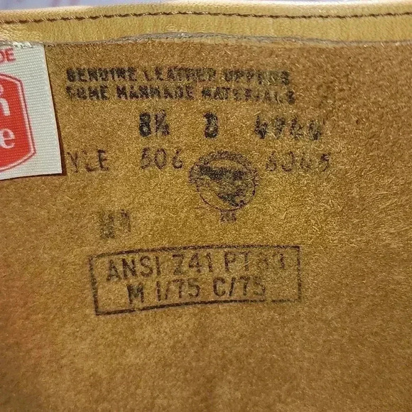 Vintage 1970 [ iron Age ] UNION MADE SIZE 8.5 - Picture 11 of 13